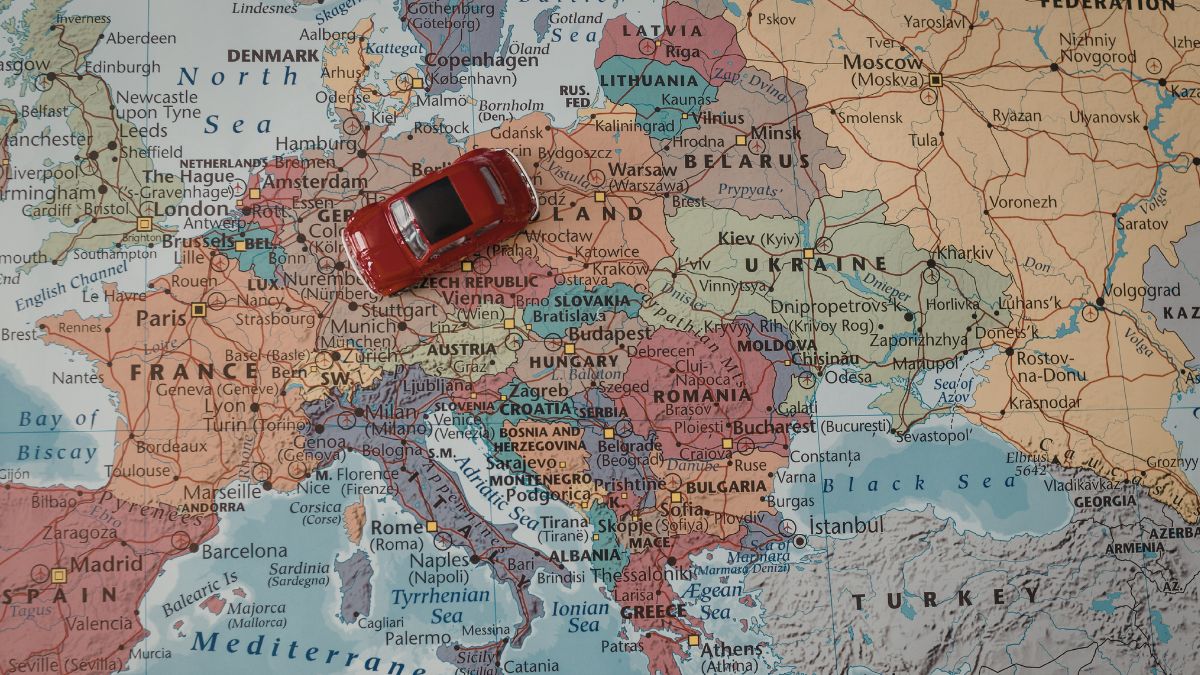 a map showing the countries in europe