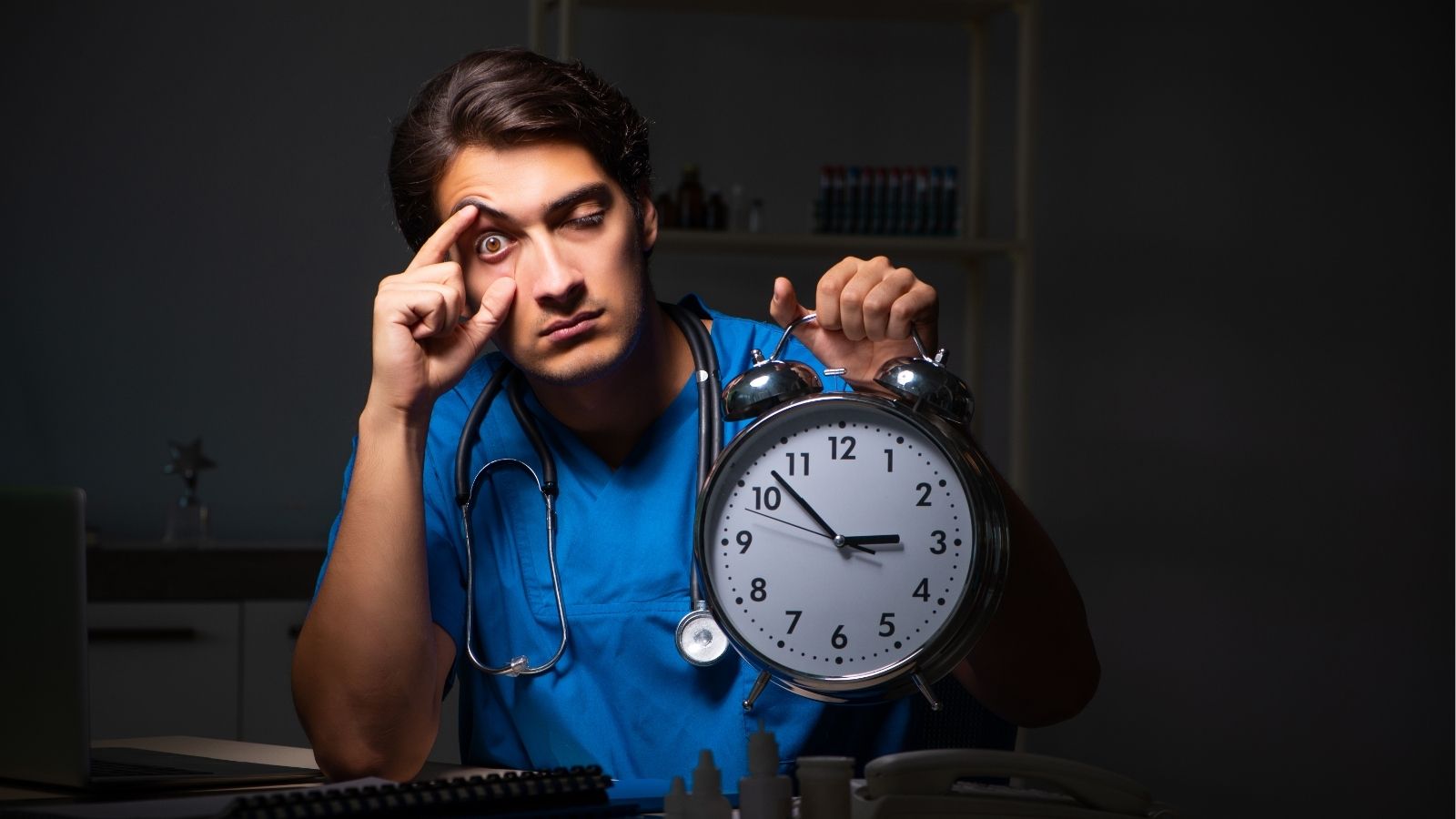 A city skyline at night representing a 24-hour economy